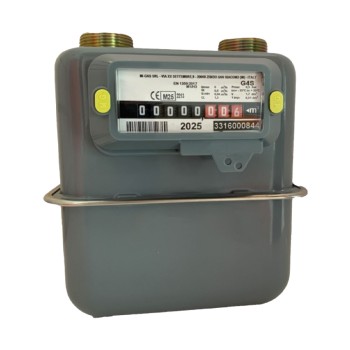 CONTATORE GAS FISCALE A MEMBRANA