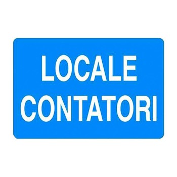 CARTELLO LOCALE CONTATORI