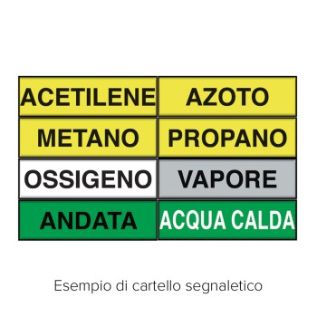 CARTELLI SEGNALETICI ADESIVI