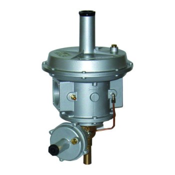 REGOLATORE DI PRESSIONE GPL E METANO CON FILTRO E VALVOLA DI BLOCCO