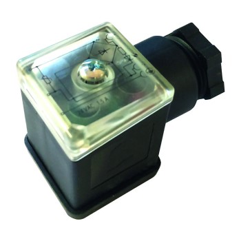 CONNETTORE CON LED E RADDRIZZATORE