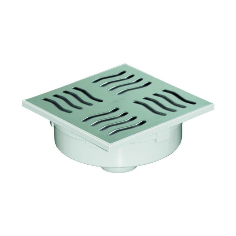 CHIUSINI SIFONATI IN ABS CON GRIGLIA INOX