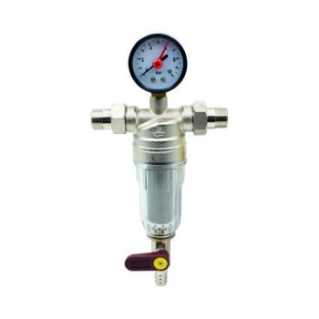 FILTRO CICLONICO AUTOPULENTE CON MANOMETRO