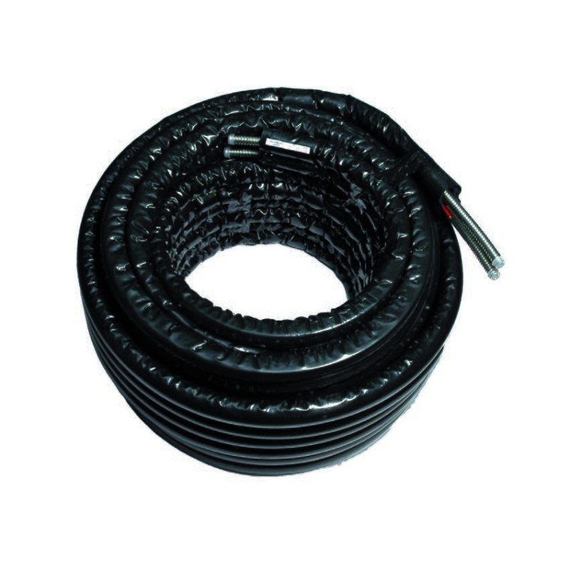 ROTOLO TUBO FLESSIBILE BINATO PER SOLARE IN ACCIAIO INOX AISI 304