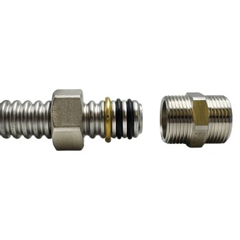RACCORDO FILETTATO AD INNESTO RAPIDO CON DOPPIO O-RING