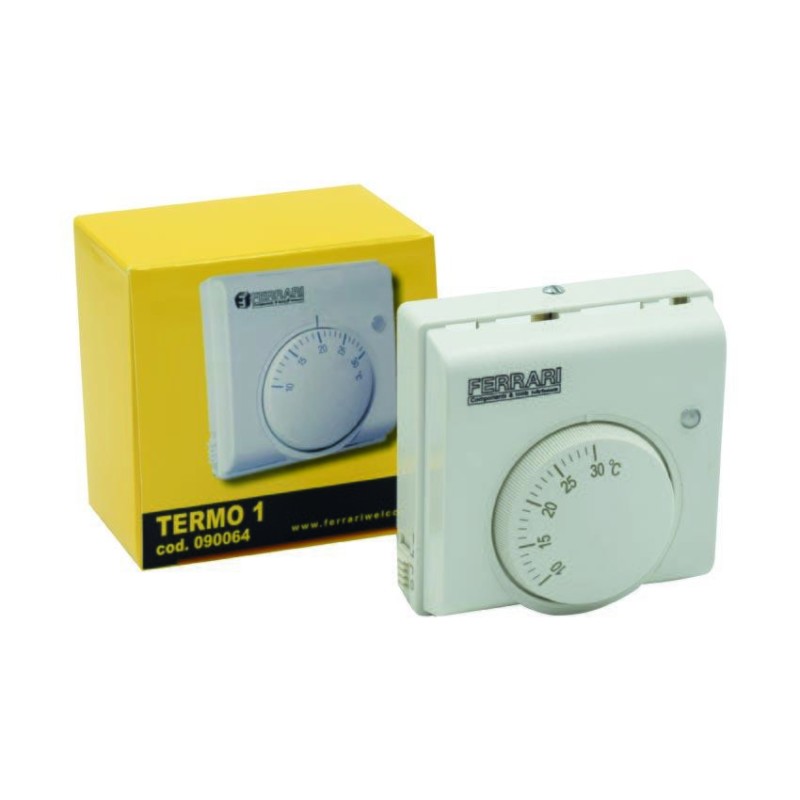 TERMOSTATO AMBIENTE ELETTROMECCANICO DA PARETE TERMO1