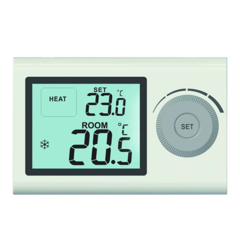TERMOSTATO DIGITALE ESTATE/INVERNO DA PARETE TERMO+