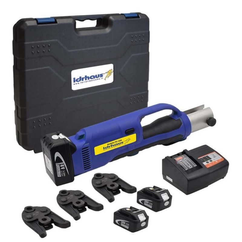 KIT PRESSATRICE A BATTERIA CON GANASCE