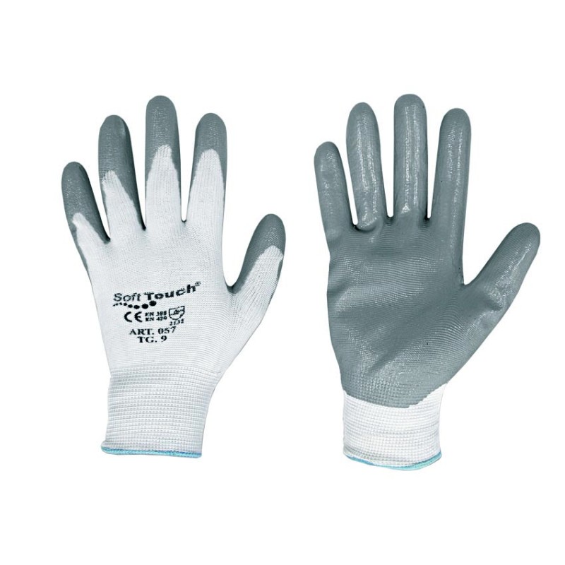 GUANTI IN NITRILE/NYLON SENZA CUCITURE