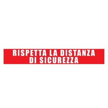 SEGNALETICA PER PAVIMENTO PER DISTANZA SICUREZZA