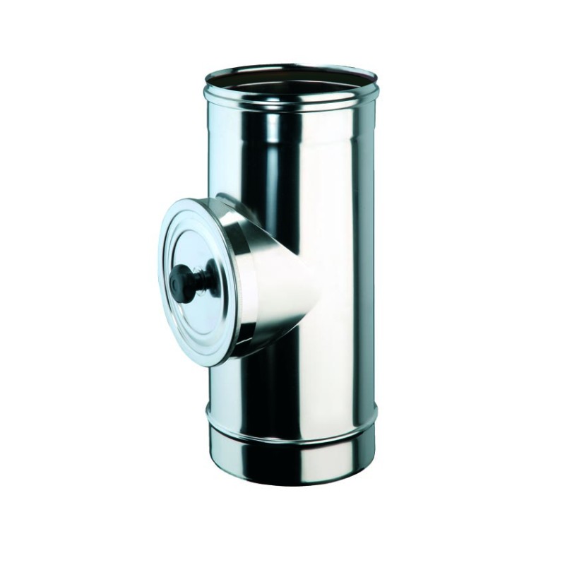 ELEMENTO CON ISPEZIONE TONDA MF INOX