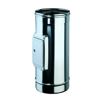 ELEMENTO CON ISPEZIONE RETTANGOLARE MF INOX L 500 mm