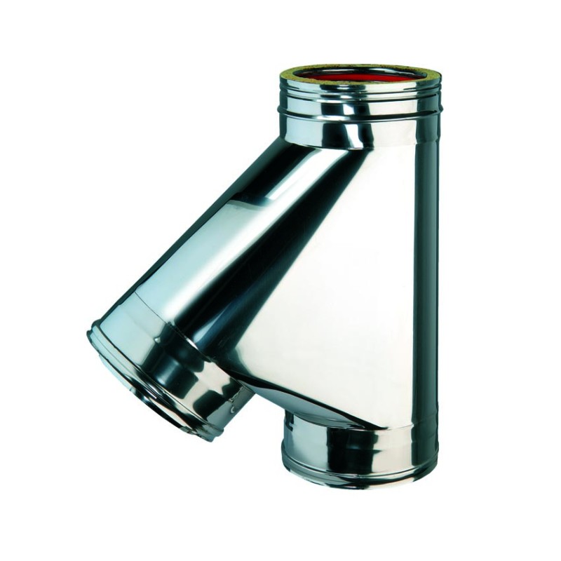 RACCORDO A "T"135° MF INOX/INOX