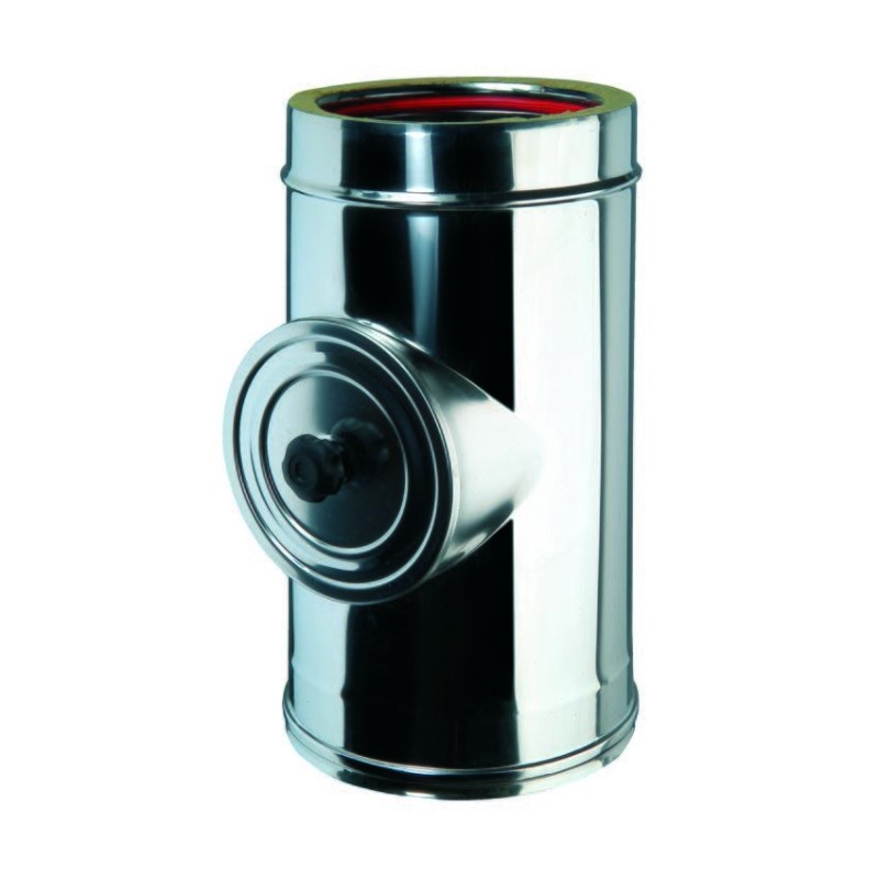 ELEMENTO CON ISPEZIONE TONDA MF INOX/INOX