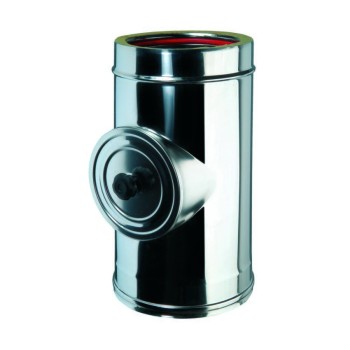 ELEMENTO CON ISPEZIONE TONDA MF INOX/INOX