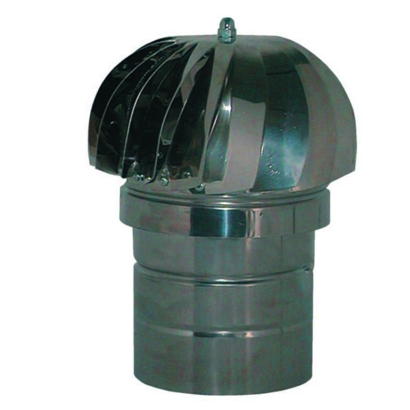 TESTA RADIANTE A BASE TONDA INOX