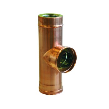 RACCORDO A "T" 90° INOX/RAME