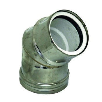 CURVA A 45° MF - PPS / INOX