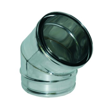 CURVA A 45° MF - ARIA/INOX/INOX