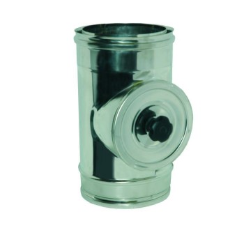 ELEMENTO CON ISPEZIONE TONDA - ARIA/INOX/INOX