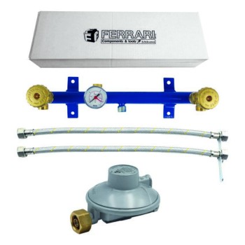 KIT CENTRALINA 3 KG CON VALVOLA E MANOMETRO