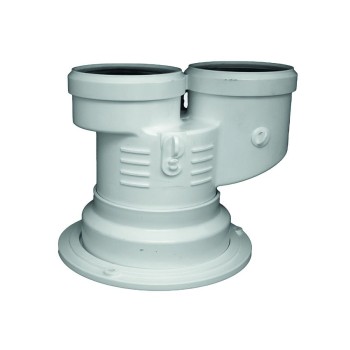 SDOPPIATORE PARTENZA MOD. A4 Ø 80-80 CON ISPEZIONE