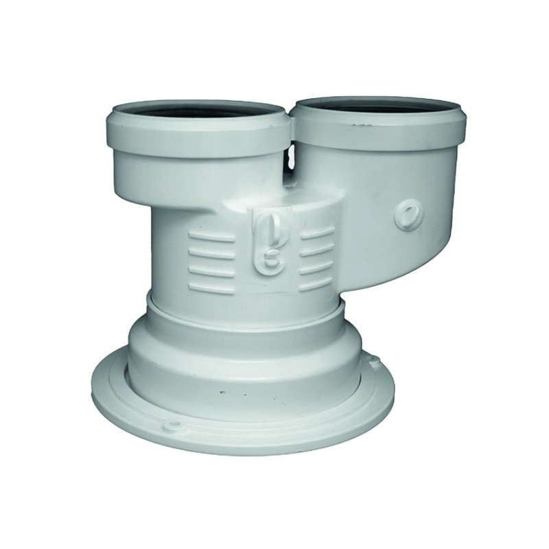 SDOPPIATORE PARTENZA MOD. A4 Ø 80-80 CON ISPEZIONE