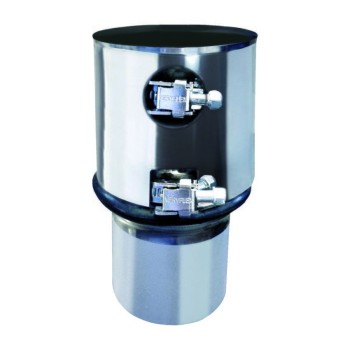 MANICOTTO DI PASSAGGIO FLEX - MASCHIO A SERRAGGIO MANUALE - INOX