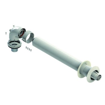 KIT COASSIALE 60 - 100 ALLUMINIO