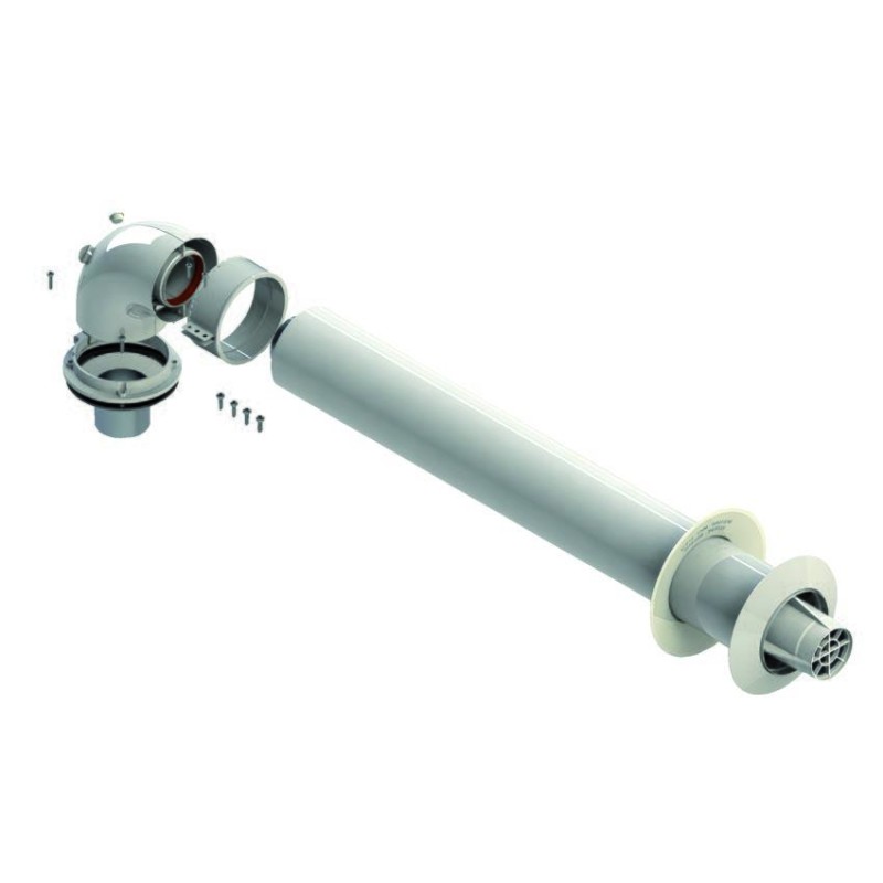 KIT COASSIALE 60 - 100 ALLUMINIO