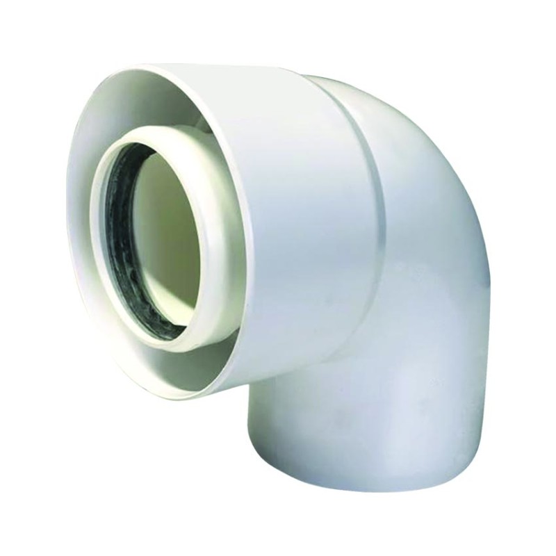 CURVA COASSIALE A 90° MF