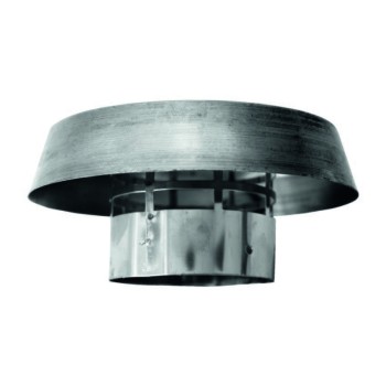 GRIGLIA SCARICO FUMI - INOX CON PARAPIOGGIA