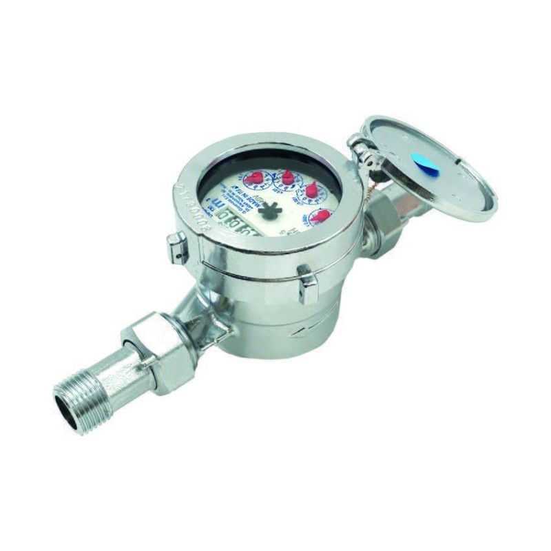 CONTATORE ACQUA FREDDA / CALDA CROMATO QUADRANTE BAGNATO