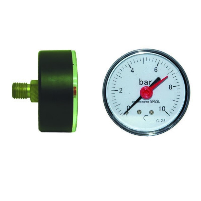 MANOMETRO POSTERIORE Ø 50 PER ALTE TEMPERATURE