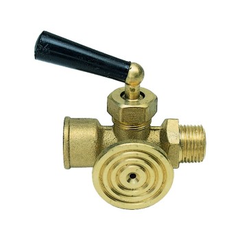 RUBINETTO PORTA MANOMETRO IN OTTONE PER ACQUA