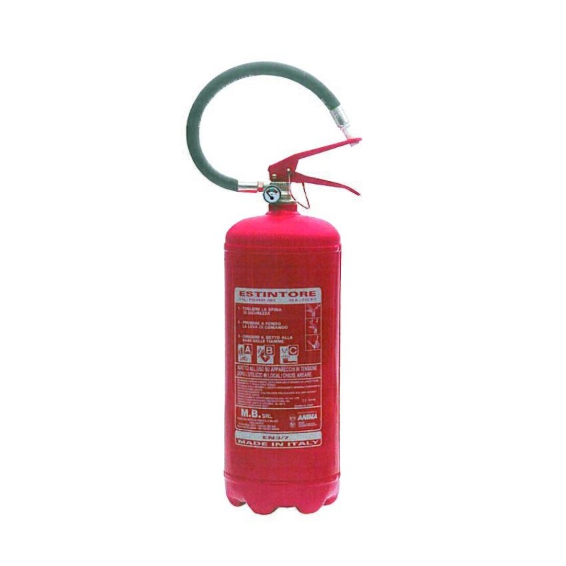 ESTINTORE PORTATILE A POLVERE DA 6 KG