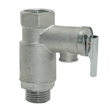 VALVOLA DI SICUREZZA CON RIDUTTORE DI PRESSIONE PER BOILER