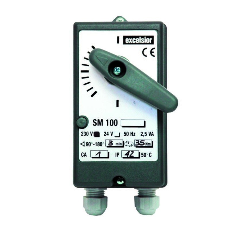 SERVOMOTORE PER VALVOLE MISCELATRICI/ DEVIATRICI 3 E 4 VIE SM100