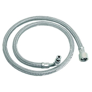 TUBO FLESSIBILE PER BRUCIATORI A GASOLIO CON CURVA