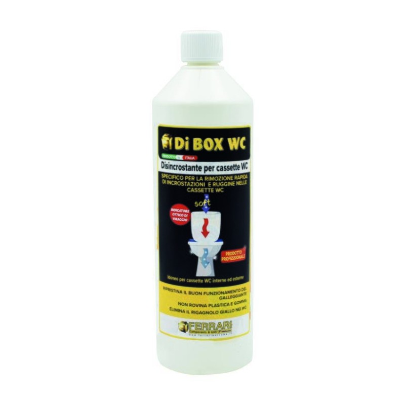 DISINCROSTANTE PER CASSETTE DI RISCIACQUO WC DIBOXWC SOFT