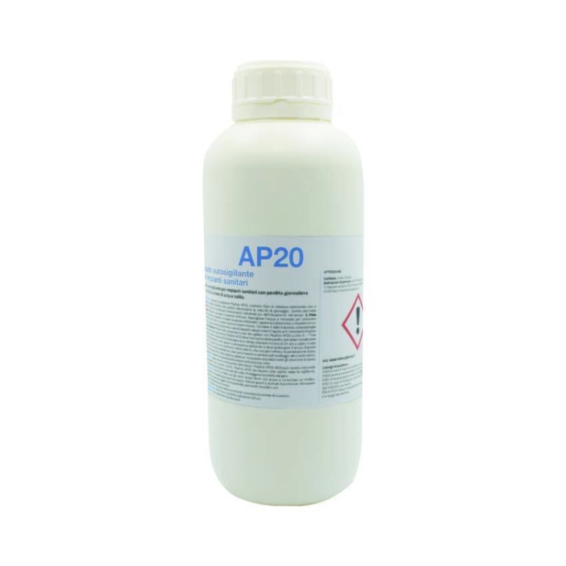 MYAP 20 L - LIQUIDO AUTOSIGILLANTE PER IMPIANTI SANITARI LINEE DI ACQUA CALDAI CON PERDITA GIORNALIERA FINO A 20 LITRI