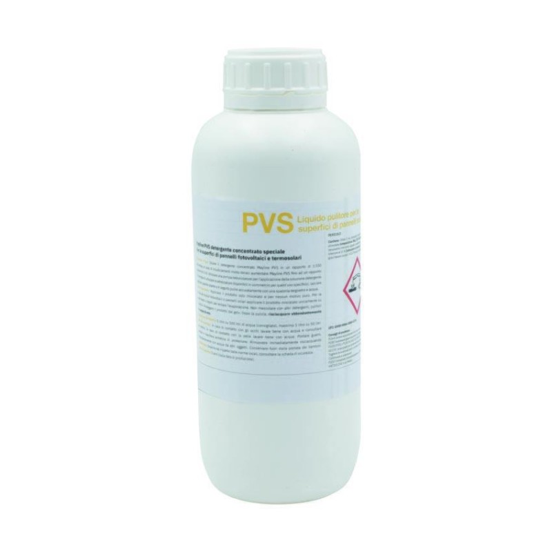 DETERGENTE PER LE SUPERFICI DI FOTOVOLTAICI E PANNELLI SOLARI SERIE "PVS"