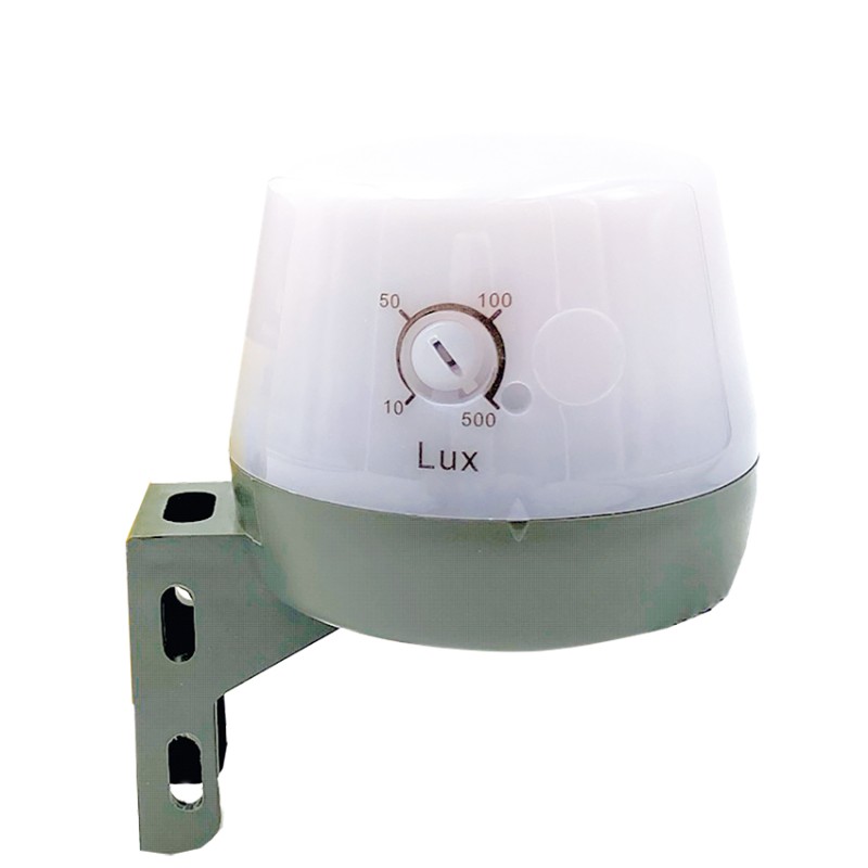 INTERRUTTORE CREPUSCOLARE DA PARETE CON REGOLAZIONE DEI LUX ESTERNA SUN