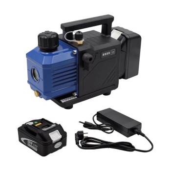 POMPA PER IL VUOTO A BATTERIA E CORRENTE 230 V - 18 V ANTI INNESCO