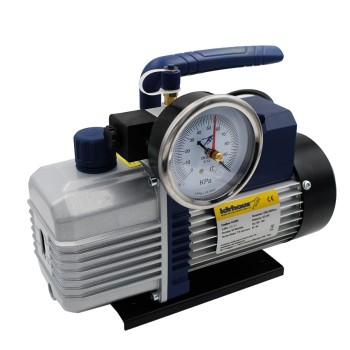 POMPE PER IL VUOTO DOPPIO STATO CON ELETTROVALVOLA E VACUOMETRO
