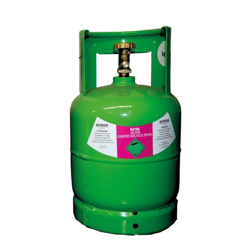 BOMBOLE RICARICABILI PIENE DI GAS REFRIGERANTE CON RUBINETTO