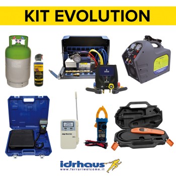 KIT EVOLUTION COMPLETO DI COLLAUDO PER F-GAS
