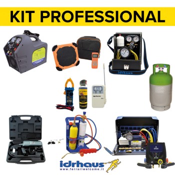KIT PROFESSIONAL COMPLETO DI COLLAUDO PER F-GAS