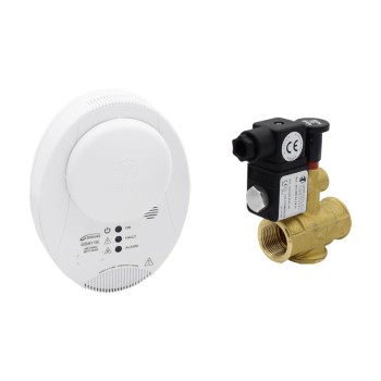 KIT RILEVAZIONE FUGHE GAS USO CIVILE CON EV RIARMO MANUALE NA