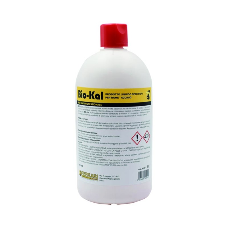 DISINCROSTANTE ACIDO CONCENTRATO PER SERPENTINE E SCAMBIATORI BIO-KAL
